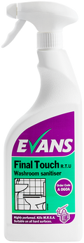 Evans Vanodine Final Touch RTU 6x750ml