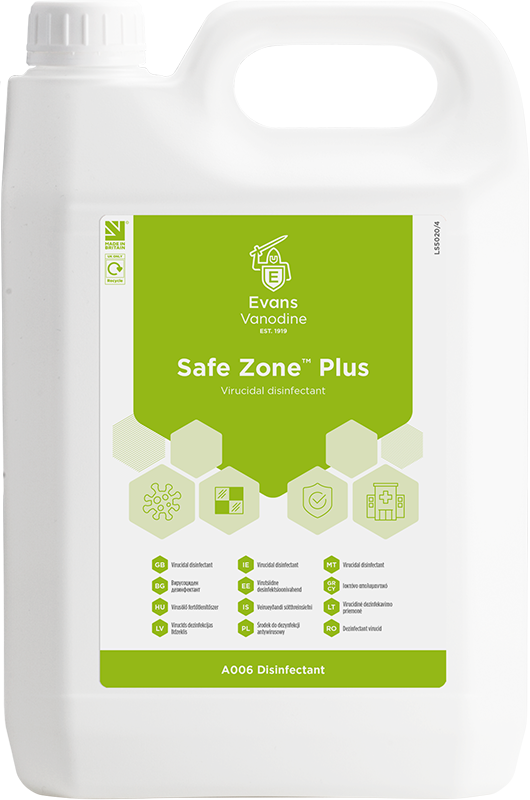 Evans Vanodine Safezone Plus 2x5l