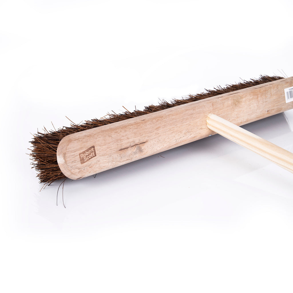 Wooden Brush - Stiff Bristle 24"