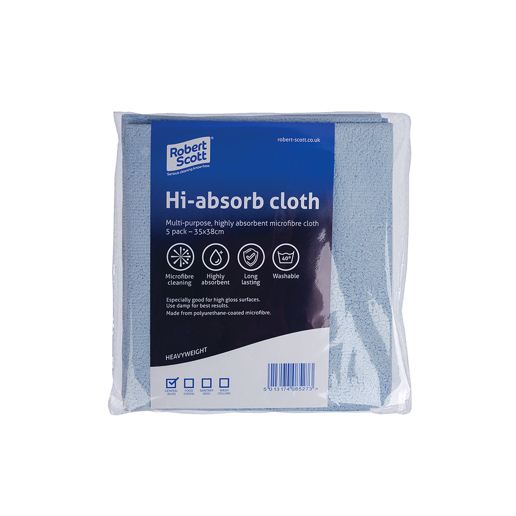 Microfibre Clothes - Blue, Green, Red & Yellow - Pack of 10