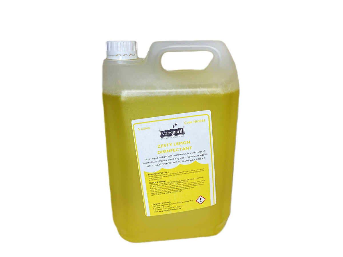 Vangaurd Zesty Lemon Disinfectant - 5 Litre
