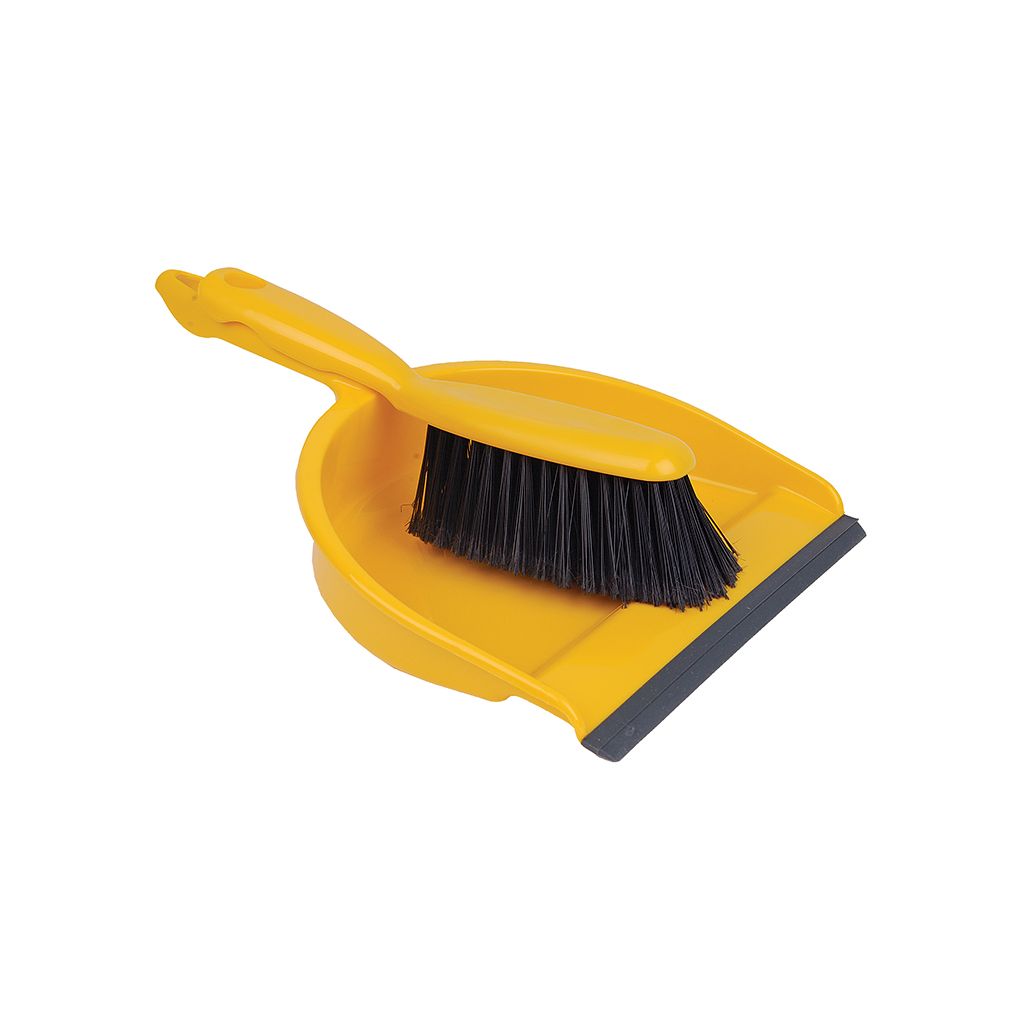 Dust Pan & Brush - Blue, Green, Red & Yellow