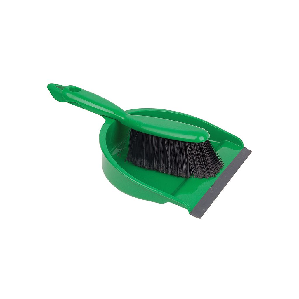 Dust Pan & Brush - Blue, Green, Red & Yellow