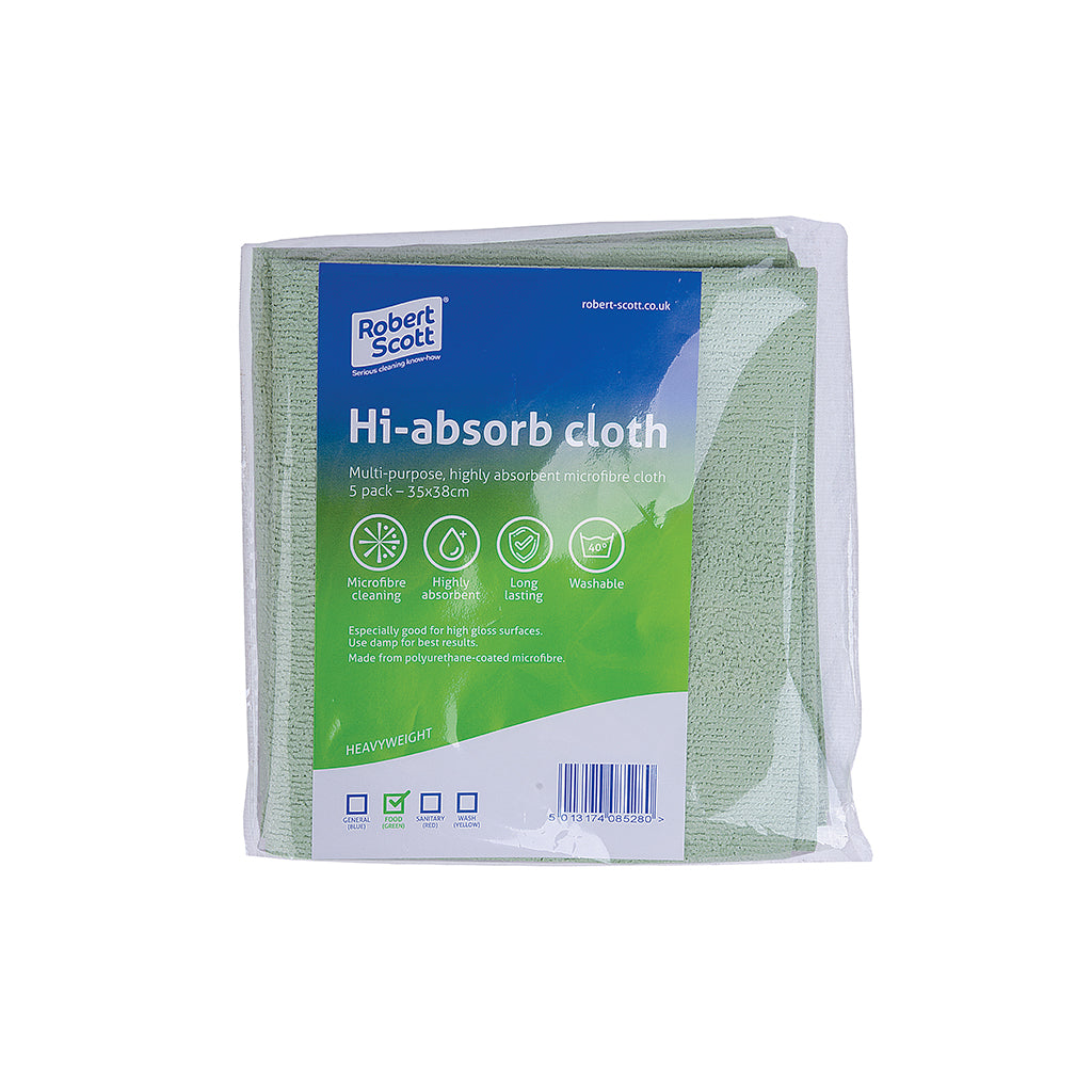 Microfibre Clothes - Blue, Green, Red & Yellow - Pack of 10