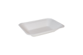 White Moulded Fibre Chip Tray 7" x 5" - 500 units per case