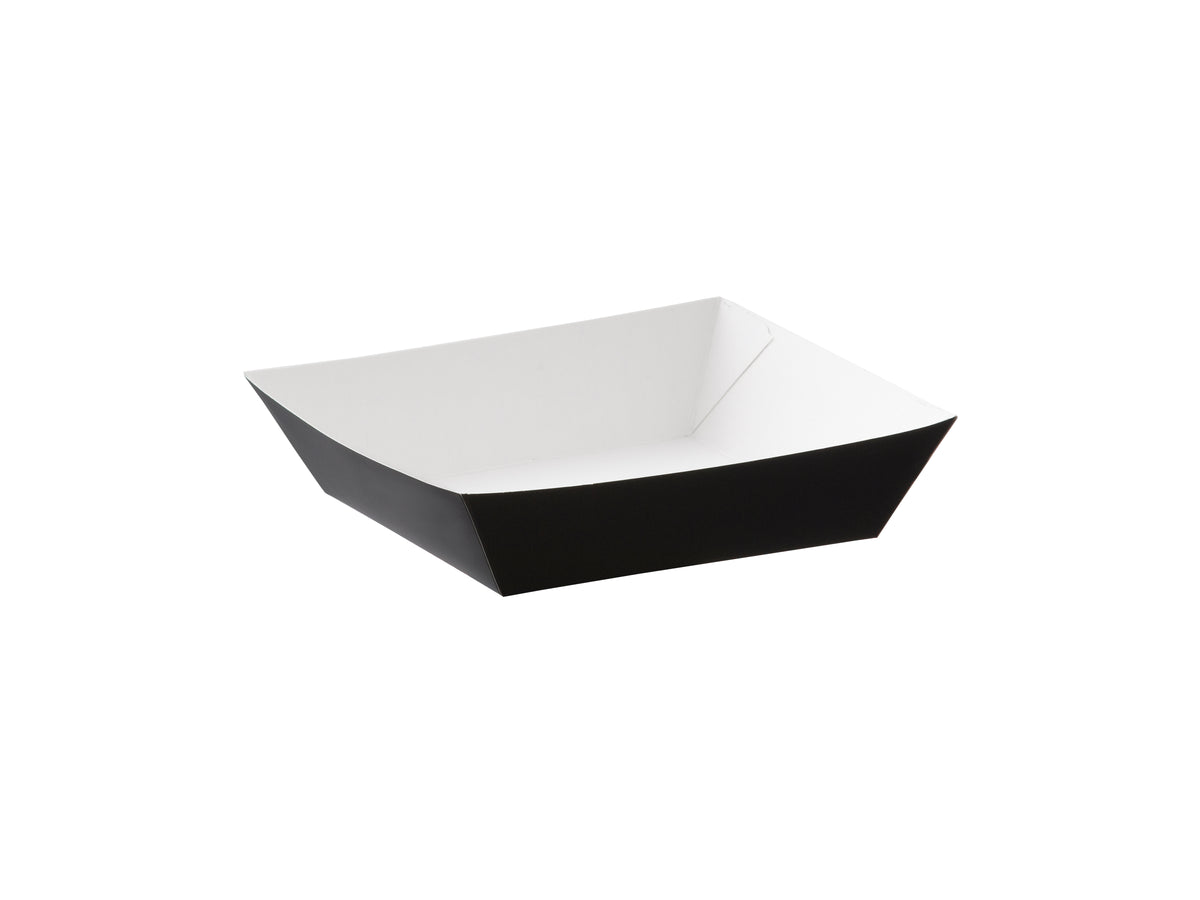 Black Burger Tray 5" x 5" - 500 units per case