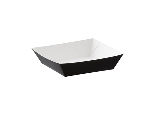 Black Burger Tray 5" x 5" - 500 units per case