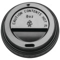 Black PS Hot Cup Sip Lids - 1000 per case