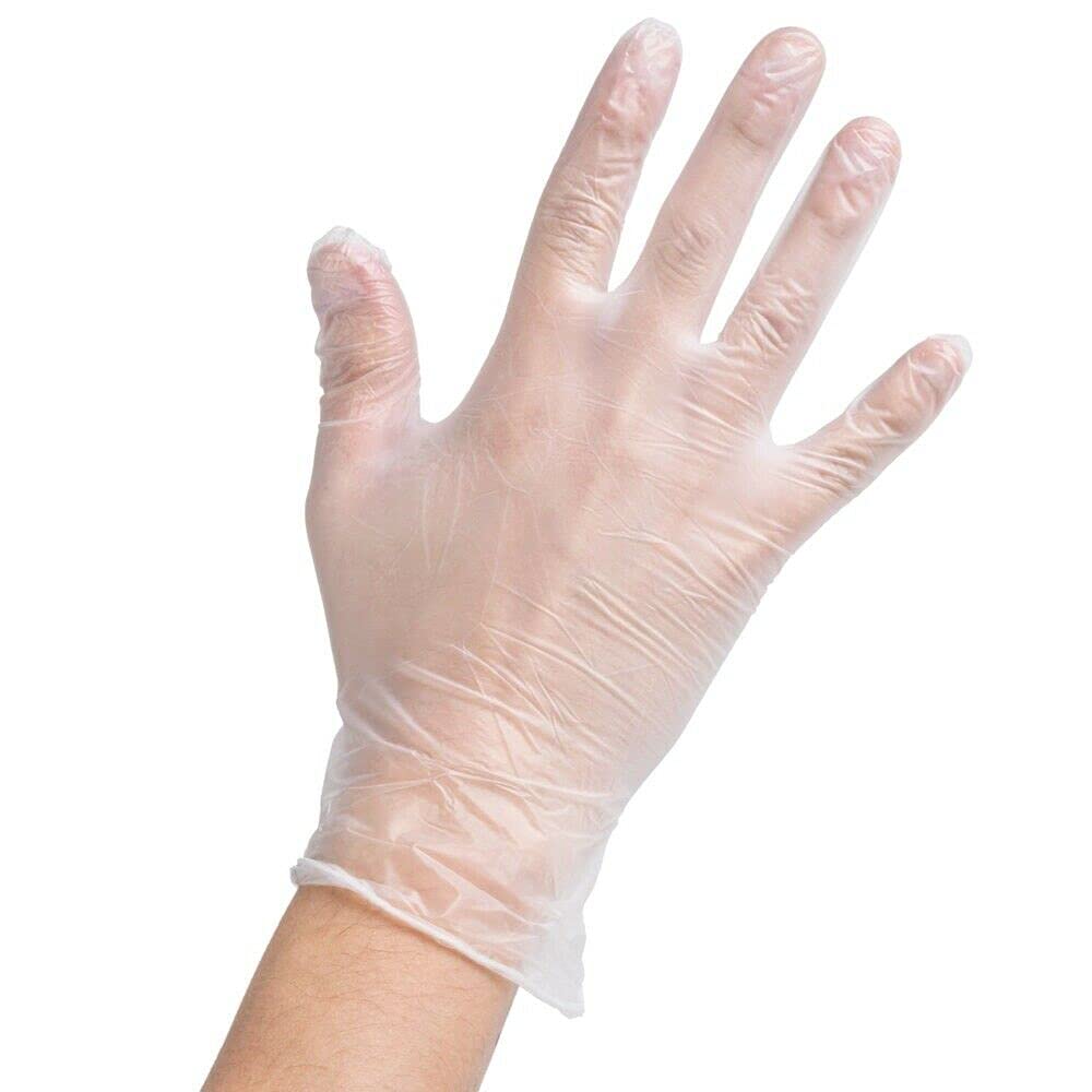 Doc Bright 'Quartz' Vinyl Gloves - Case of 1000 (Clear)