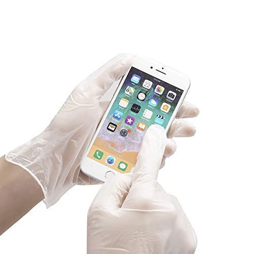 Doc Bright 'Quartz' Vinyl Gloves - Case of 1000 (Clear)