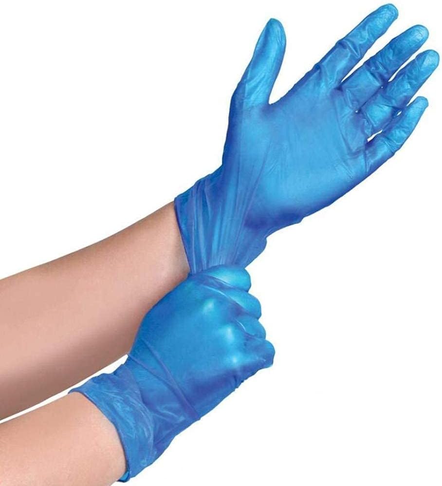 Doc Bright 'Azure' Vinyl Gloves - Case of 1000 (Blue)